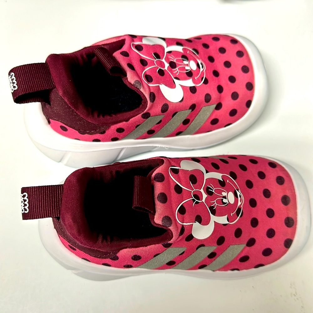 Adidas Minnie Mouse Shoes. Mono fit. Size 6 walker/toddler